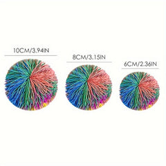3pcs Rubber Band Shuttlecock Sports Toy Outdoor Throwing And Kicking
