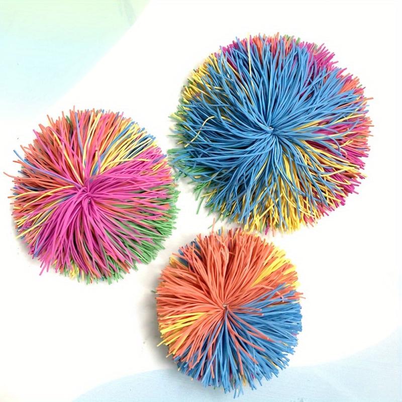 3pcs Rubber Band Shuttlecock Sports Toy Outdoor Throwing And Kicking
