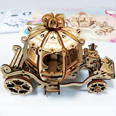 3D Jigsaw Puzzle Pumpkin Car Educational Toy for Kids