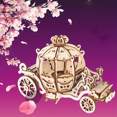 3D Jigsaw Puzzle Pumpkin Car Educational Toy for Kids