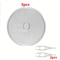 Large Clear Plastic Fuse Beads Pegboards 2 Tweezers Creative DIY Jewelry Craft