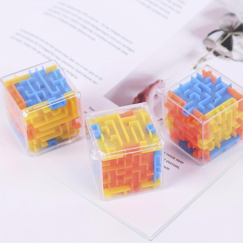 2pcs Stereo Maze Cube Six Sided Intelligence Toy