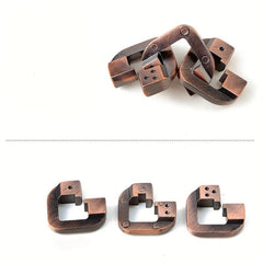 Traditional Brain Teaser Toy Metal Puzzle Magic Toy