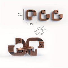Traditional Brain Teaser Toy Metal Puzzle Magic Toy
