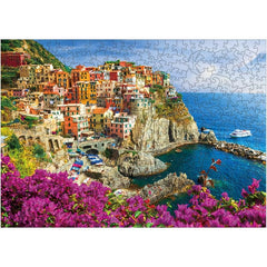 Romantic Coastal Town Wooden Puzzle Classic Adult Toy