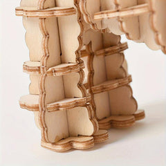 3D Wooden Puzzle Poodle Model Toy Pet Dog Craft Christmas Gift