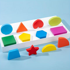 Preschool Puzzle Set: Learn Alphabets Numbers Shapes Colors Cognition