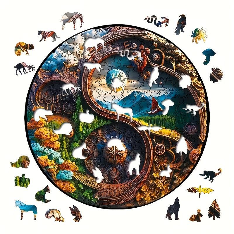 Maternal Love Wooden Jigsaw Puzzle for Adults