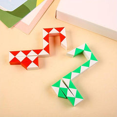 Magic Snake Ruler Puzzle Cube Educational Toy