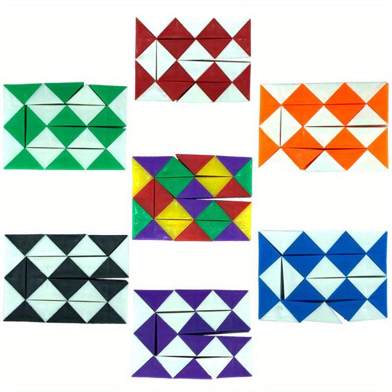 Magic Snake Ruler Puzzle Cube Educational Toy
