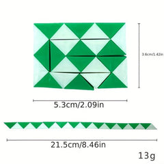 Magic Snake Ruler Puzzle Cube Educational Toy