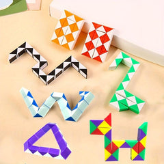 Magic Snake Ruler Puzzle Cube Educational Toy