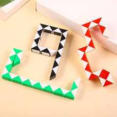 Magic Snake Ruler Puzzle Cube Educational Toy