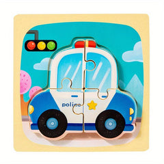 3D Cartoon Puzzle Toy for Kids, Educational Brain Teaser Game