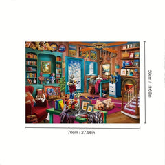 1000 Piece Winter Indoor Scenery Jigsaw Puzzle