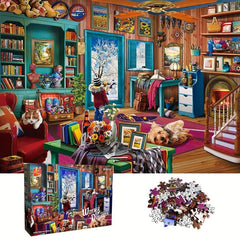 1000 Piece Winter Indoor Scenery Jigsaw Puzzle