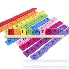 100pcs Wood Letter Tiles Scrabble Letters For Crafts DIY Gifts