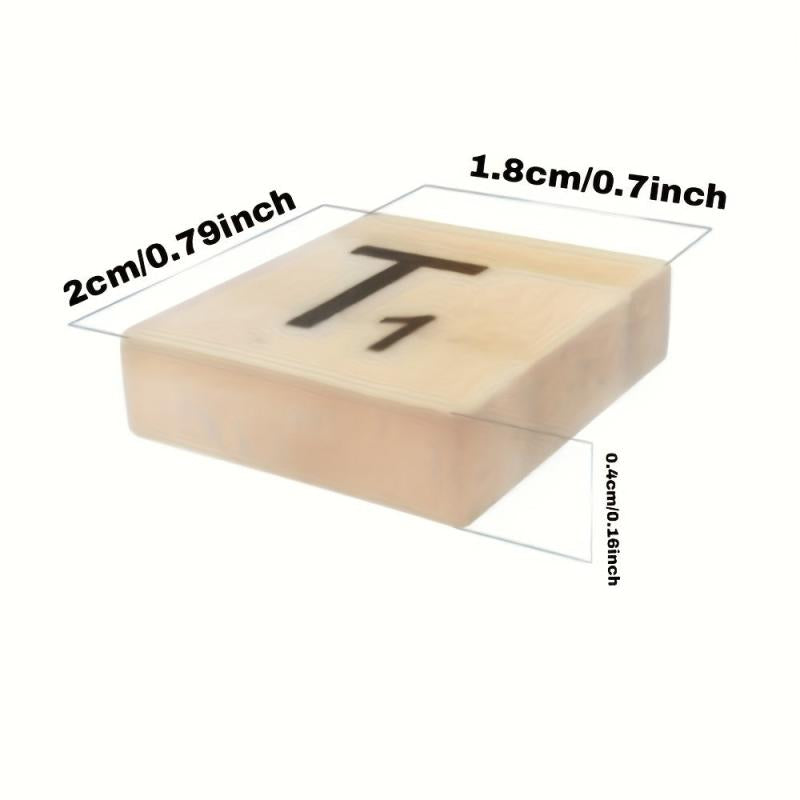 100pcs Wood Letter Tiles Scrabble Letters For Crafts DIY Gifts