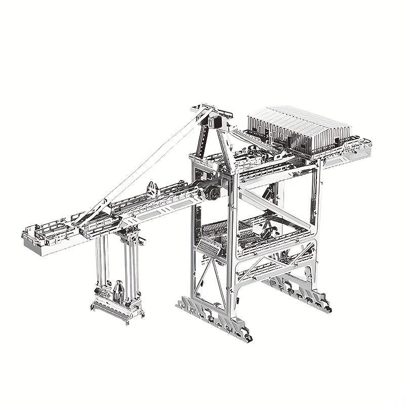 3D Metal Puzzle Model DIY Assembly Car Dock Crane Birthday Gift