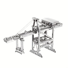 3D Metal Puzzle Model DIY Assembly Car Dock Crane Birthday Gift