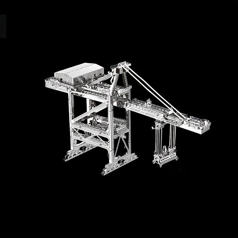 3D Metal Puzzle Model DIY Assembly Car Dock Crane Birthday Gift