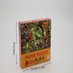 500pcs Animal Cat Jigsaw Puzzle - Creativity Inspiring Gift