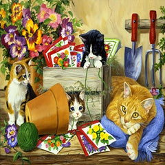 500pcs Animal Cat Jigsaw Puzzle - Creativity Inspiring Gift