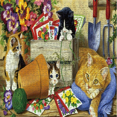 500pcs Animal Cat Jigsaw Puzzle - Creativity Inspiring Gift