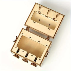 3D Wooden Puzzle DIY Treasure Box Model Building Kit for Adult