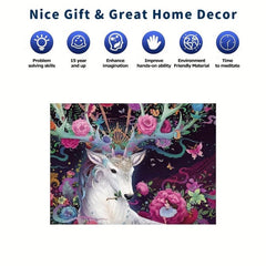 Maternal Love Wooden Jigsaw Puzzle - Unique Shape Advanced Puzzle