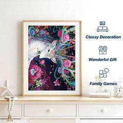 Maternal Love Wooden Jigsaw Puzzle - Unique Shape Advanced Puzzle