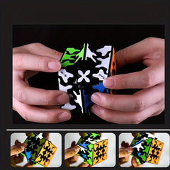 Gear Cube 3x3 Puzzle Toy For Kids