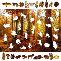 Sunshine Forest Wooden Puzzle Adult Decompression Toy