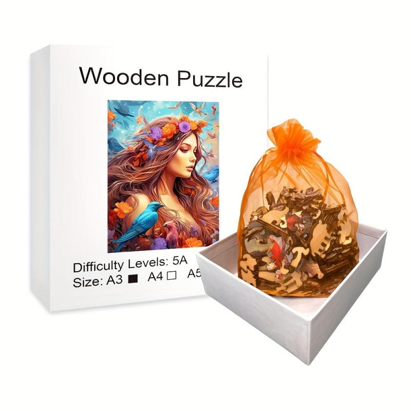 Fairy Advanced Player Wooden Puzzle Creative Alien Gift