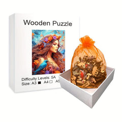 Fairy Advanced Player Wooden Puzzle Creative Alien Gift
