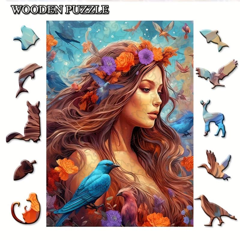 Fairy Advanced Player Wooden Puzzle Creative Alien Gift