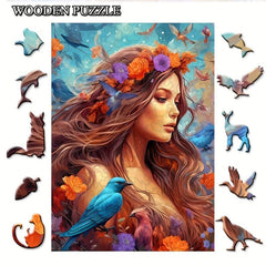 Fairy Advanced Player Wooden Puzzle Creative Alien Gift