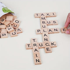 Wooden Puzzle Children's Alphabet Spelling Game Educational Toy