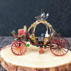 3D Fantasy Princess Carriage Metal Puzzle Toy