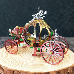 3D Fantasy Princess Carriage Metal Puzzle Toy