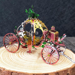 3D Fantasy Princess Carriage Metal Puzzle Toy