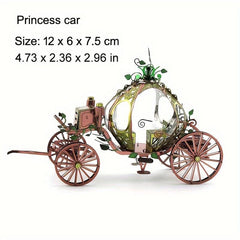 3D Fantasy Princess Carriage Metal Puzzle Toy