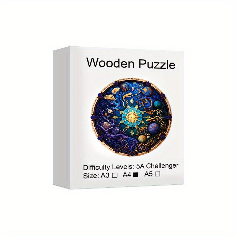 Yin Yang Wooden Jigsaw Puzzle - Mind Stimulating Gift