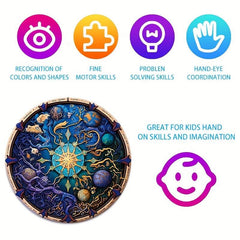 Yin Yang Wooden Jigsaw Puzzle - Mind Stimulating Gift