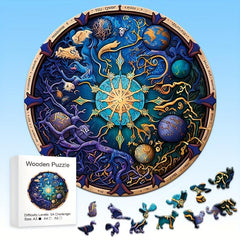 Yin Yang Wooden Jigsaw Puzzle - Mind Stimulating Gift