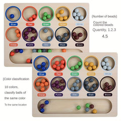 Beads Sorting Game Cognitive Educational Toy