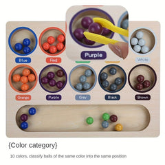 Beads Sorting Game Cognitive Educational Toy