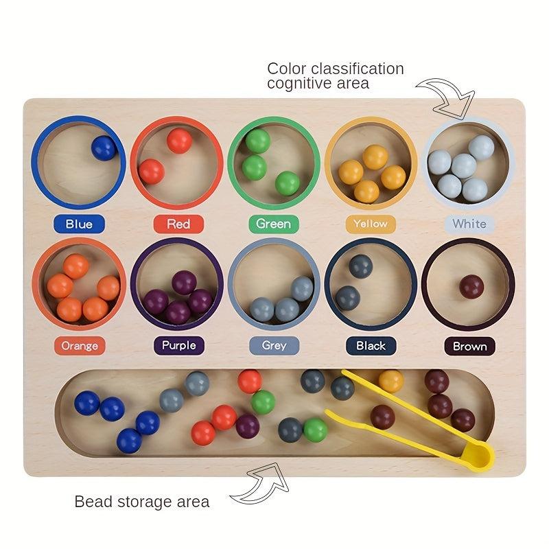 Beads Sorting Game Cognitive Educational Toy