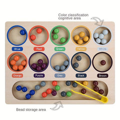 Beads Sorting Game Cognitive Educational Toy