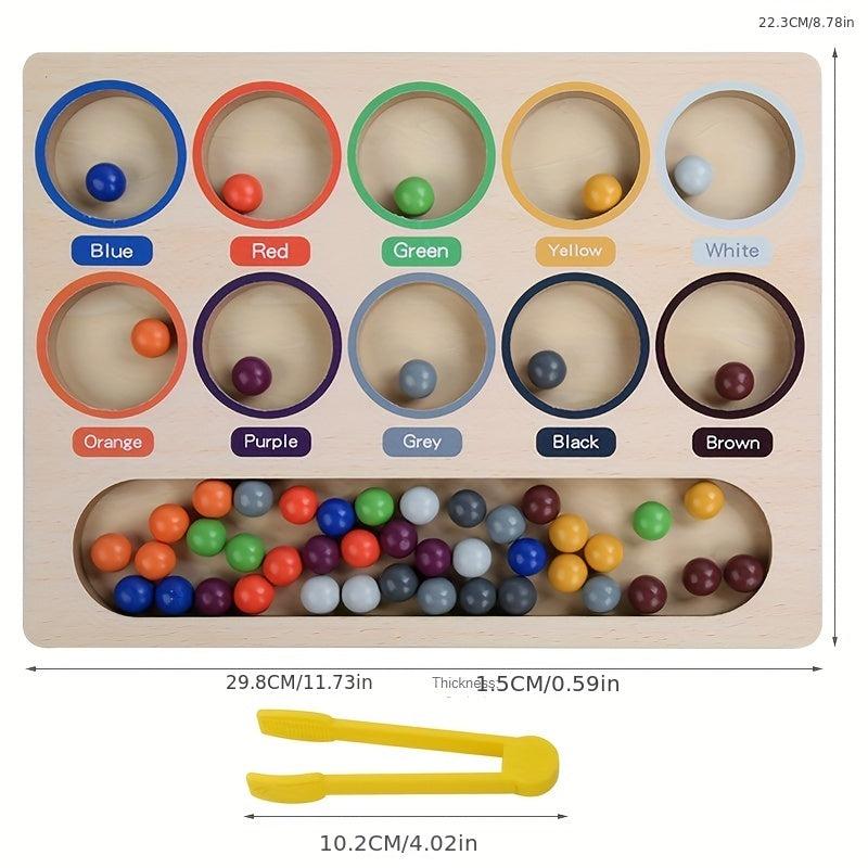 Beads Sorting Game Cognitive Educational Toy